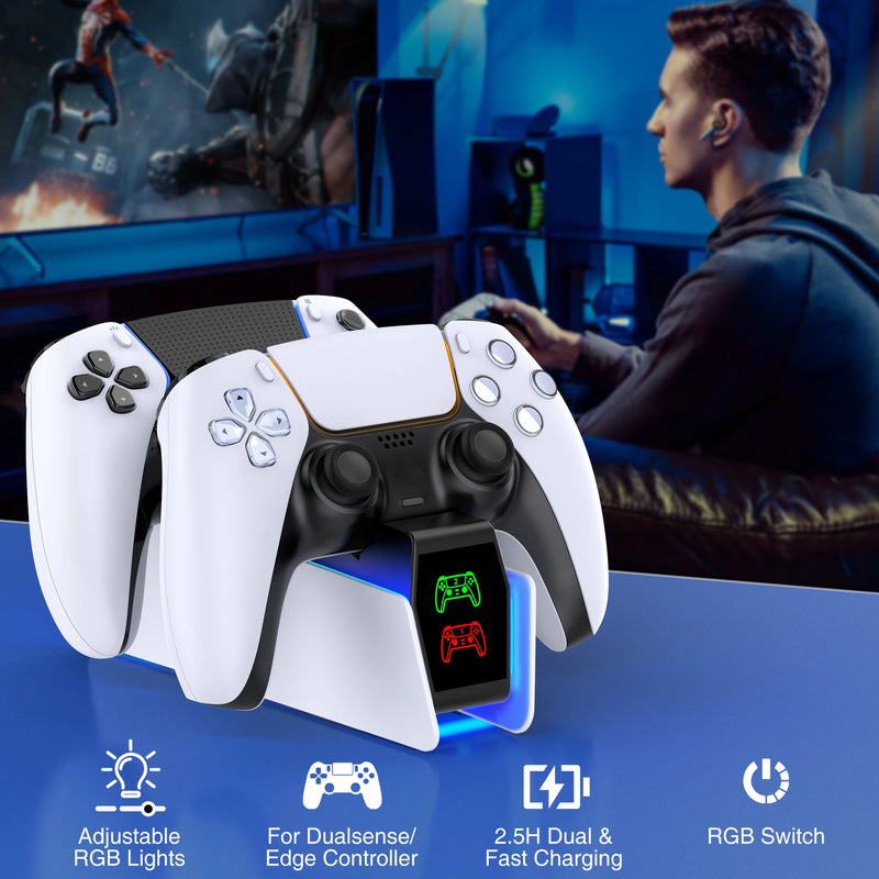 Super estação de carregamento para controle do PS 5. - Maxofertasshop