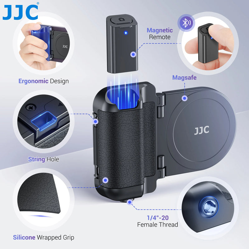 SUPER JJC SNAPGRIP suporte magnético, Bluetooth, Controle remoto. - Maxofertasshop