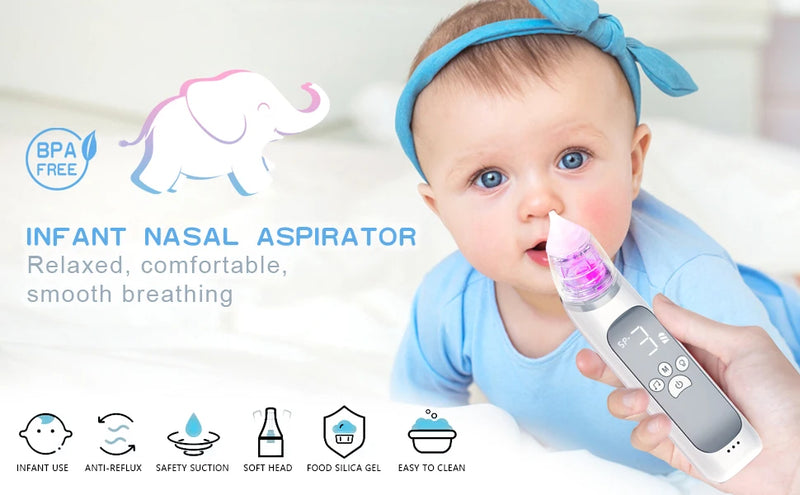 Aspirador Nasal Elétrico para Bebês - Frete Grátis + Zero Taxação - Maxofertasshop