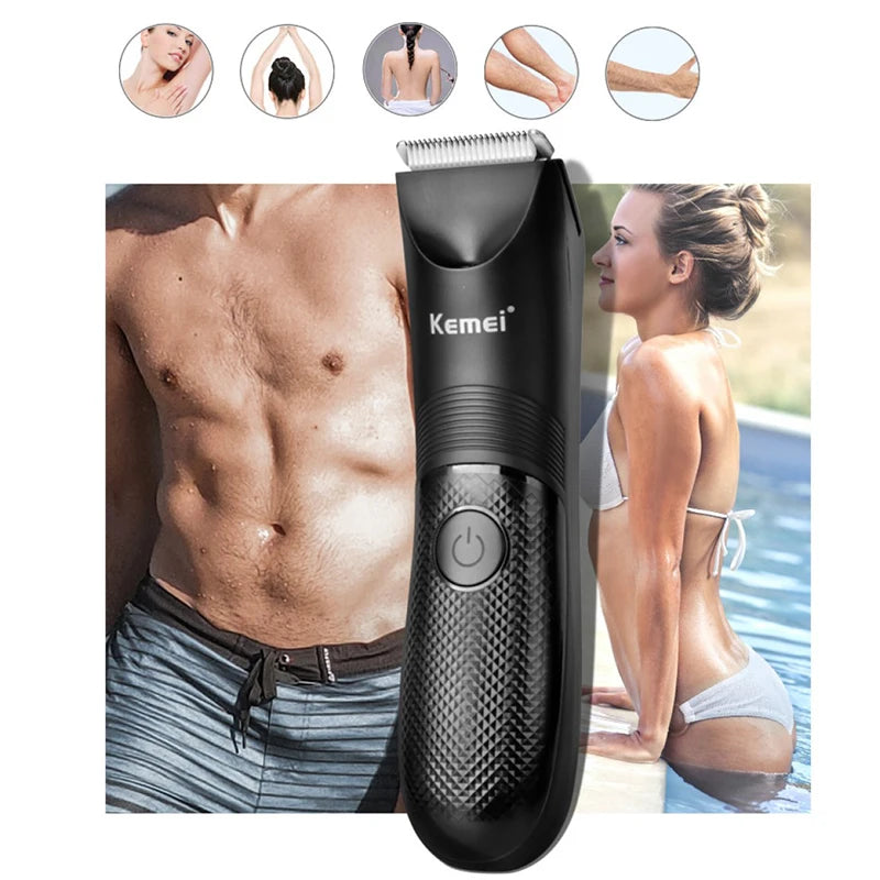 Kemei KM-1838 aparador de pelos, cortador com lâmina cerâmica à prova. - Maxofertasshop