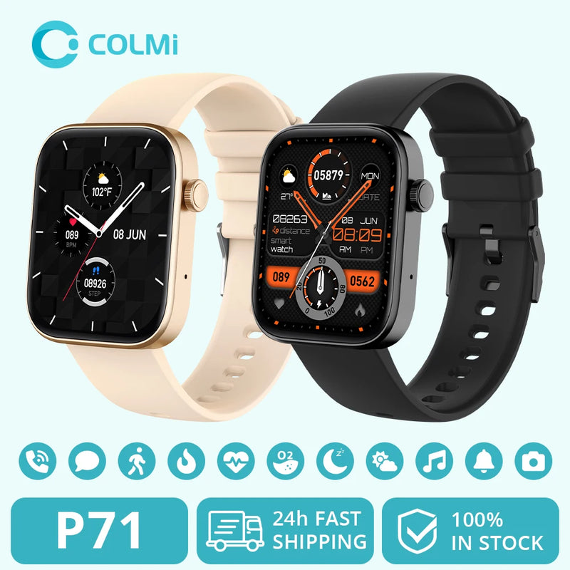 Colmi p71 chamada de voz smartwatch Modelos masculinos e femininos. - Maxofertasshop