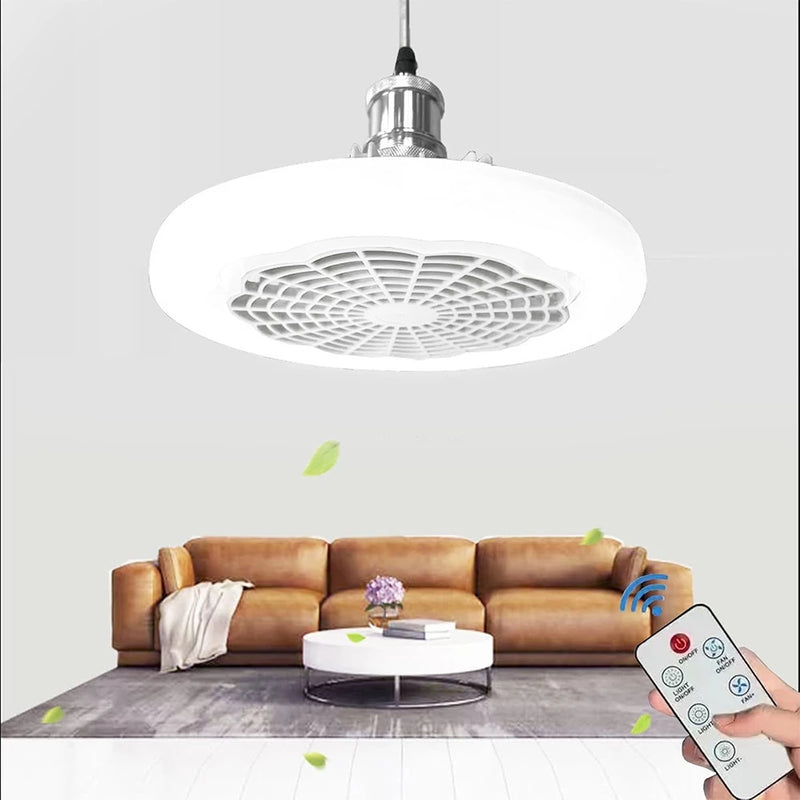 Ventilador Com Luz de Led Ajustável 30W