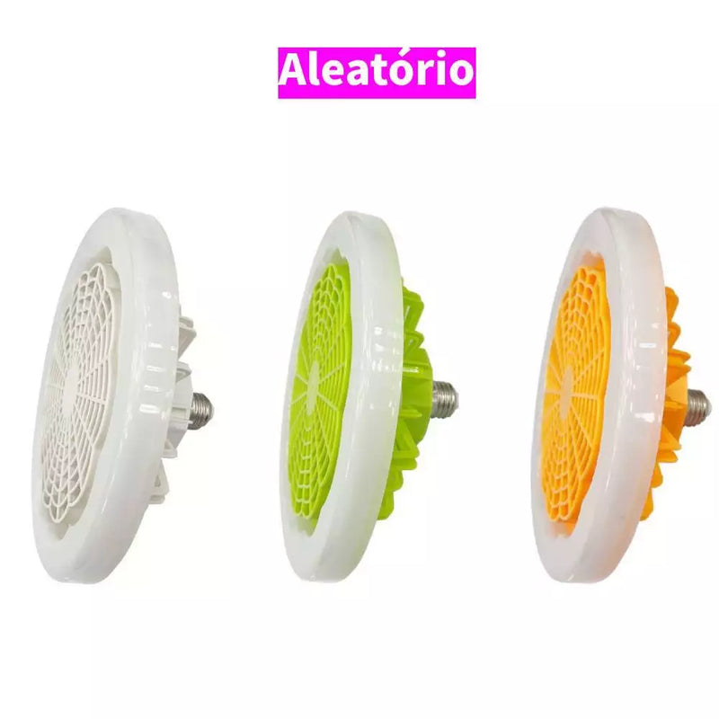 Ventilador Com Luz de Led Ajustável 30W