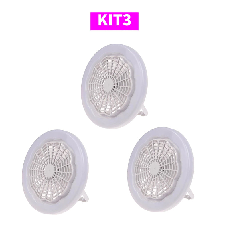 Ventilador Com Luz de Led Ajustável 30W