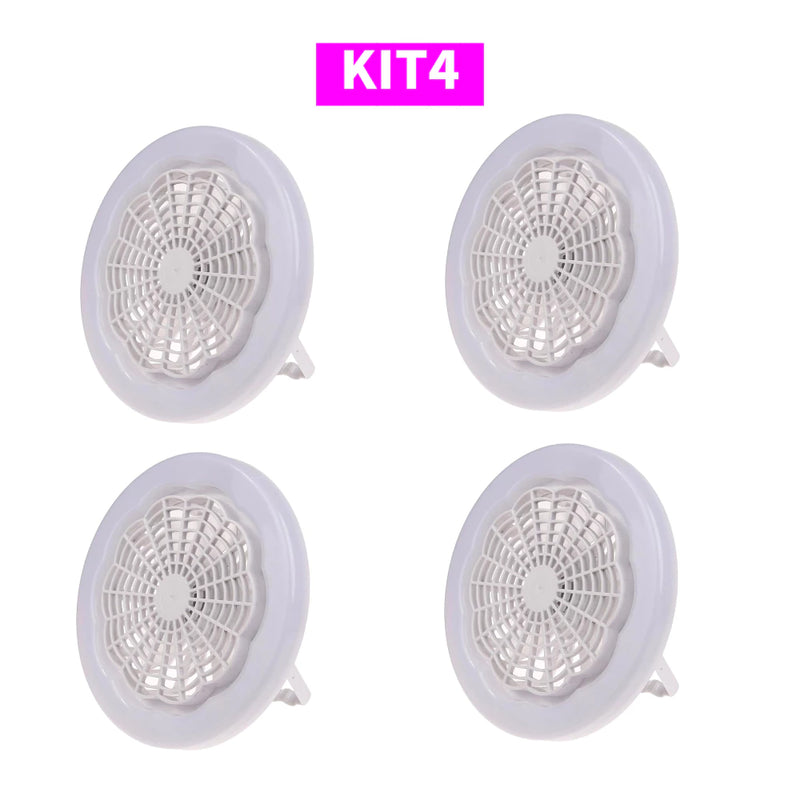 Ventilador Com Luz de Led Ajustável 30W