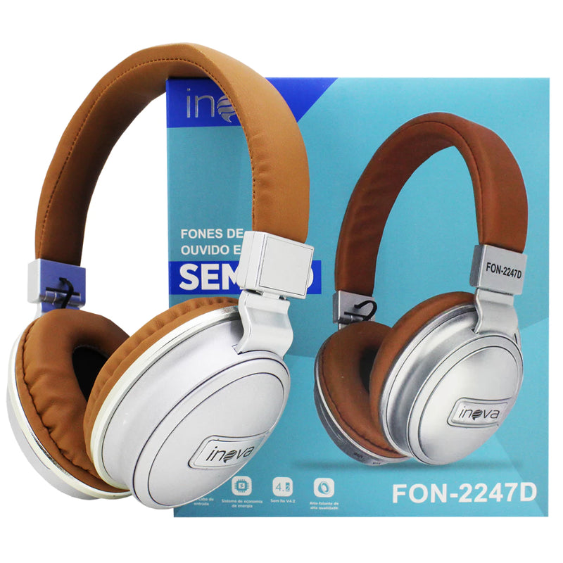 Fone Headset Inova Bluetooth Sem Fio Com Microfone Original