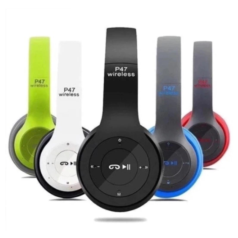 Fone P47 Headphone Sem Fio Estéreo Redução de Ruídos Bluetooth 5.0