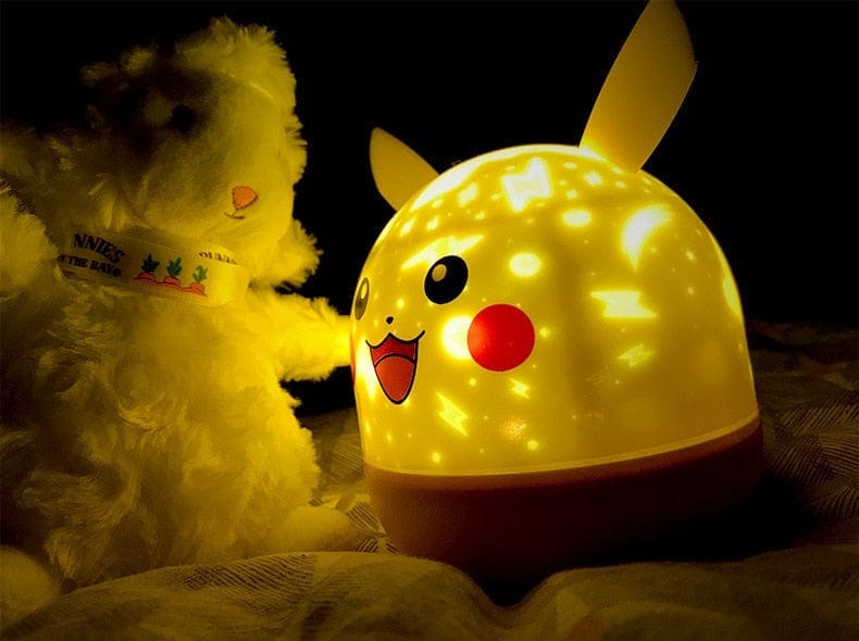 Luminária do Pikachu com Música Original e Controle Remoto